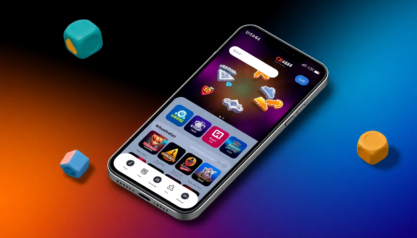 Accessible ck4444 com app gaming platform displayed on mobile, highlighting easy navigation and vibrant graphics for users in Bangladesh.