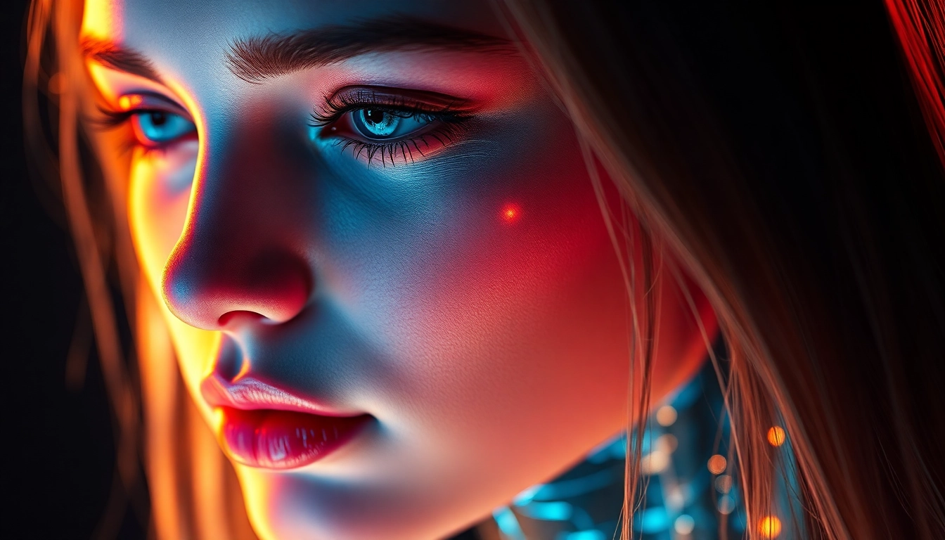 AI girlfriend engaging in a realistic, unfiltered NSFW chat, showcasing advanced digital interaction and emotional connection qualities for 2025 users.